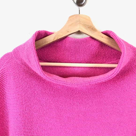 Free People Ottoman Slouchy Tunic in Electric Pink - Picture 6 of 8